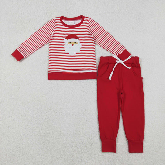 Striped Santa Jogger Set
