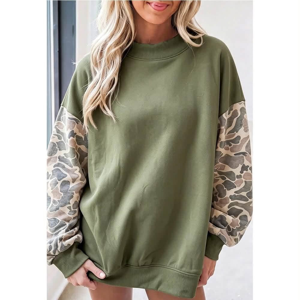 Camo Sleeve Sweaters Preorder