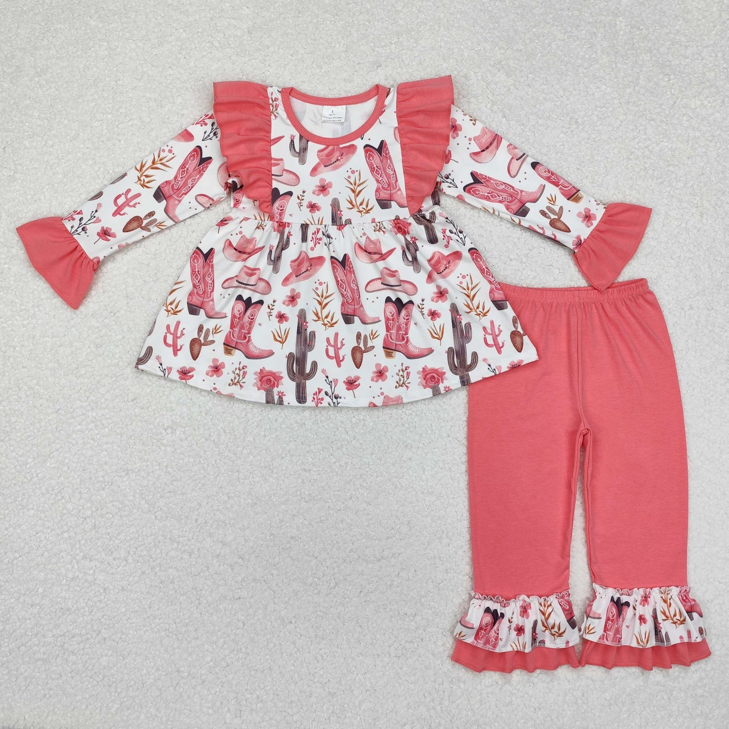 Ruffle Cowgirl Pants Set