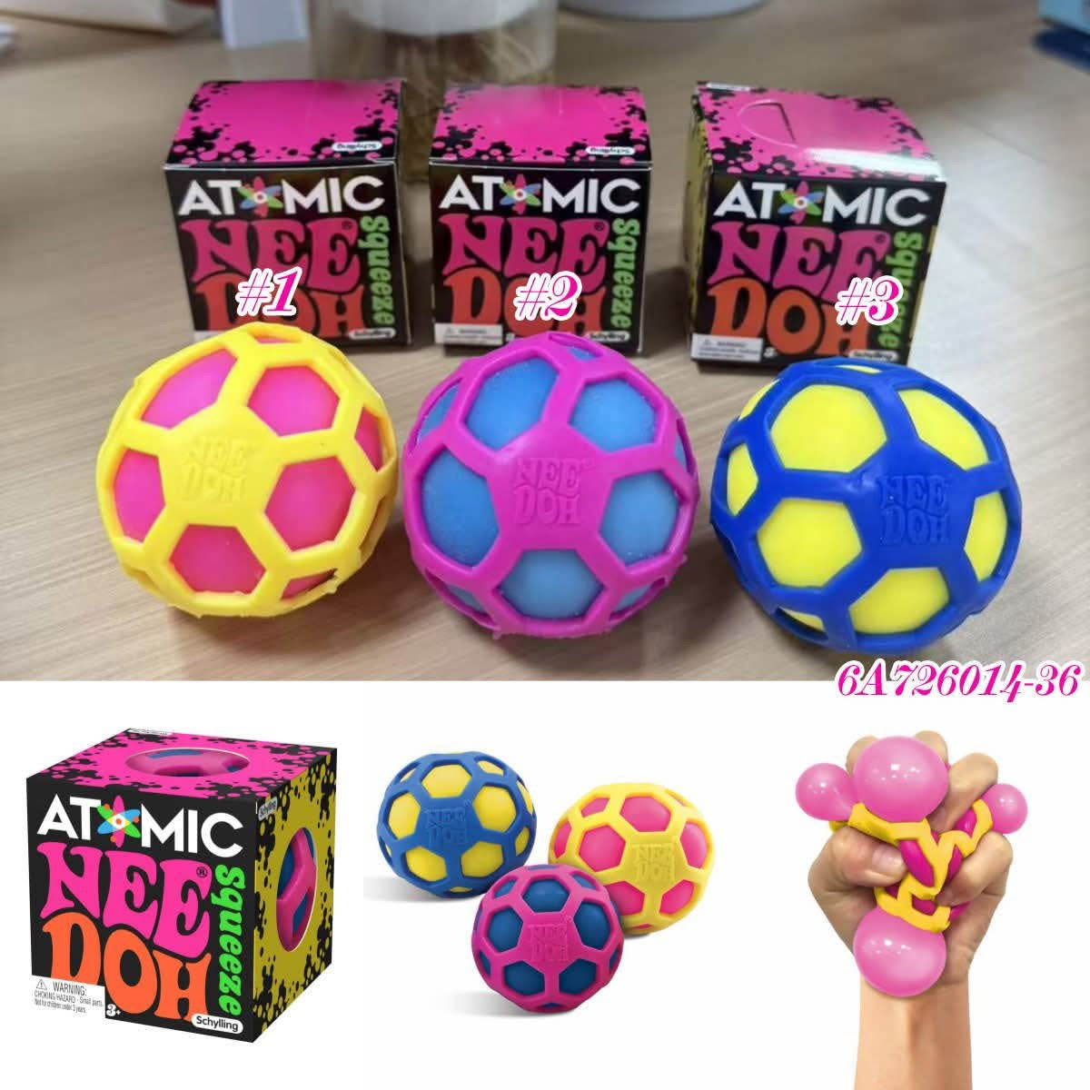 Squeezing Atomic NeeDoh