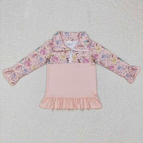 Pink Princess Quarter Zip Pullover