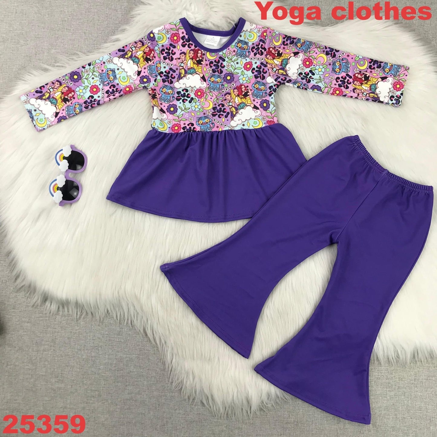 Hunter Ruffle Trio BFF Pants Set