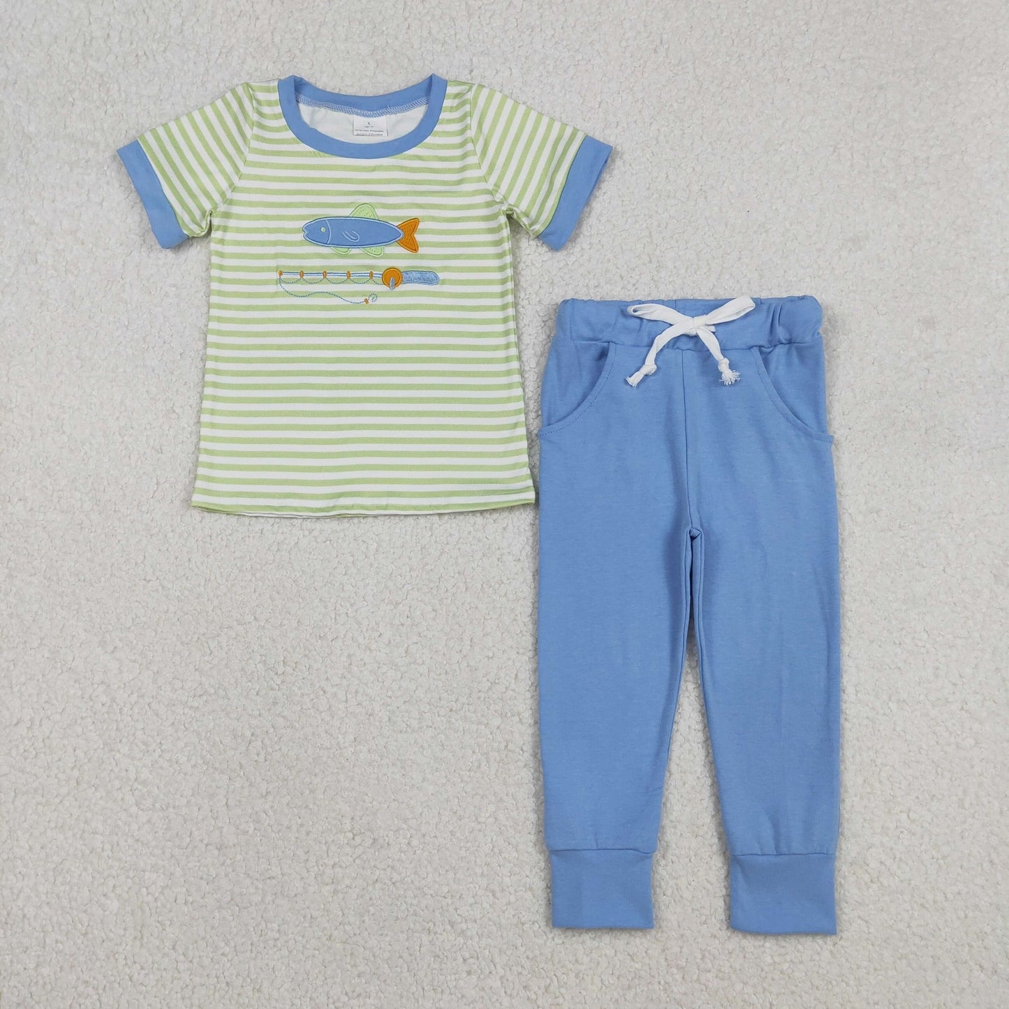Striped Fishing Pants Set