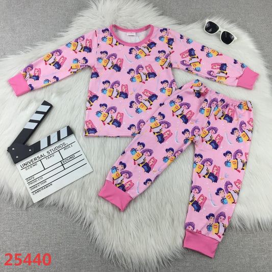Pink Trio Hunter Pajamas Set