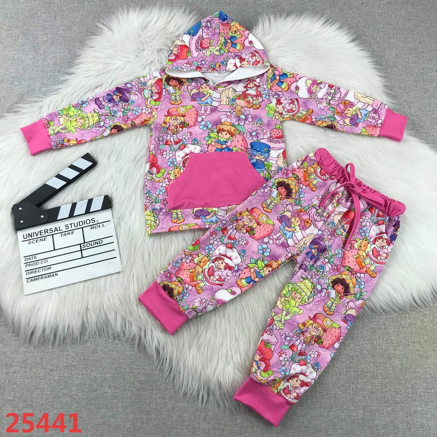 Pink Cake Girl Jogger Set
