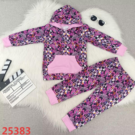 Light Pink Hunter's Hooded Jogger Set