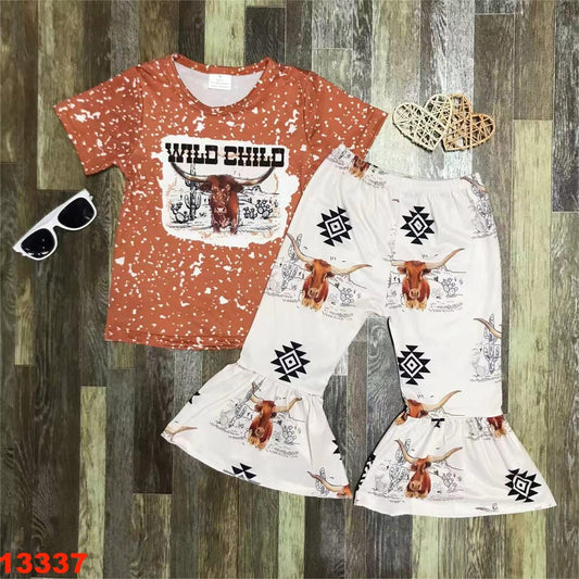 Wild Child Western Bell Bottom Set