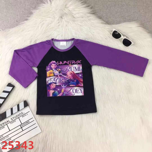 Purple and Black Hunter's Shirt