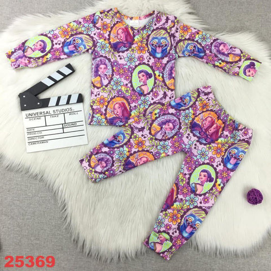 Pink Frame Hunter Pajamas Set