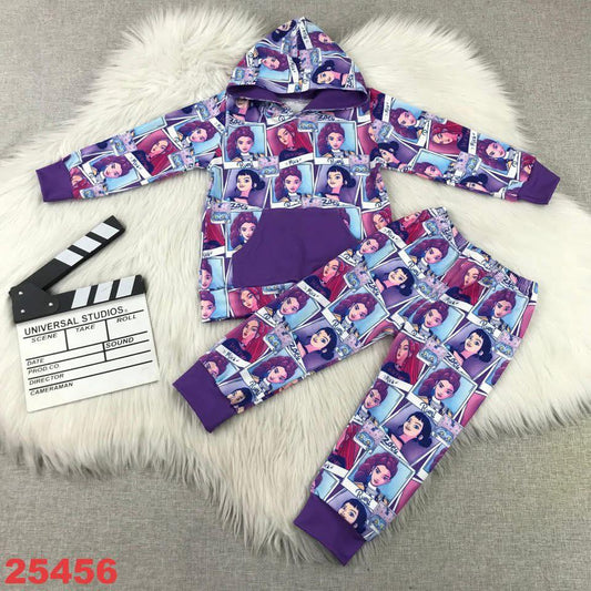 Purple Hunter Hooded Jogger Set