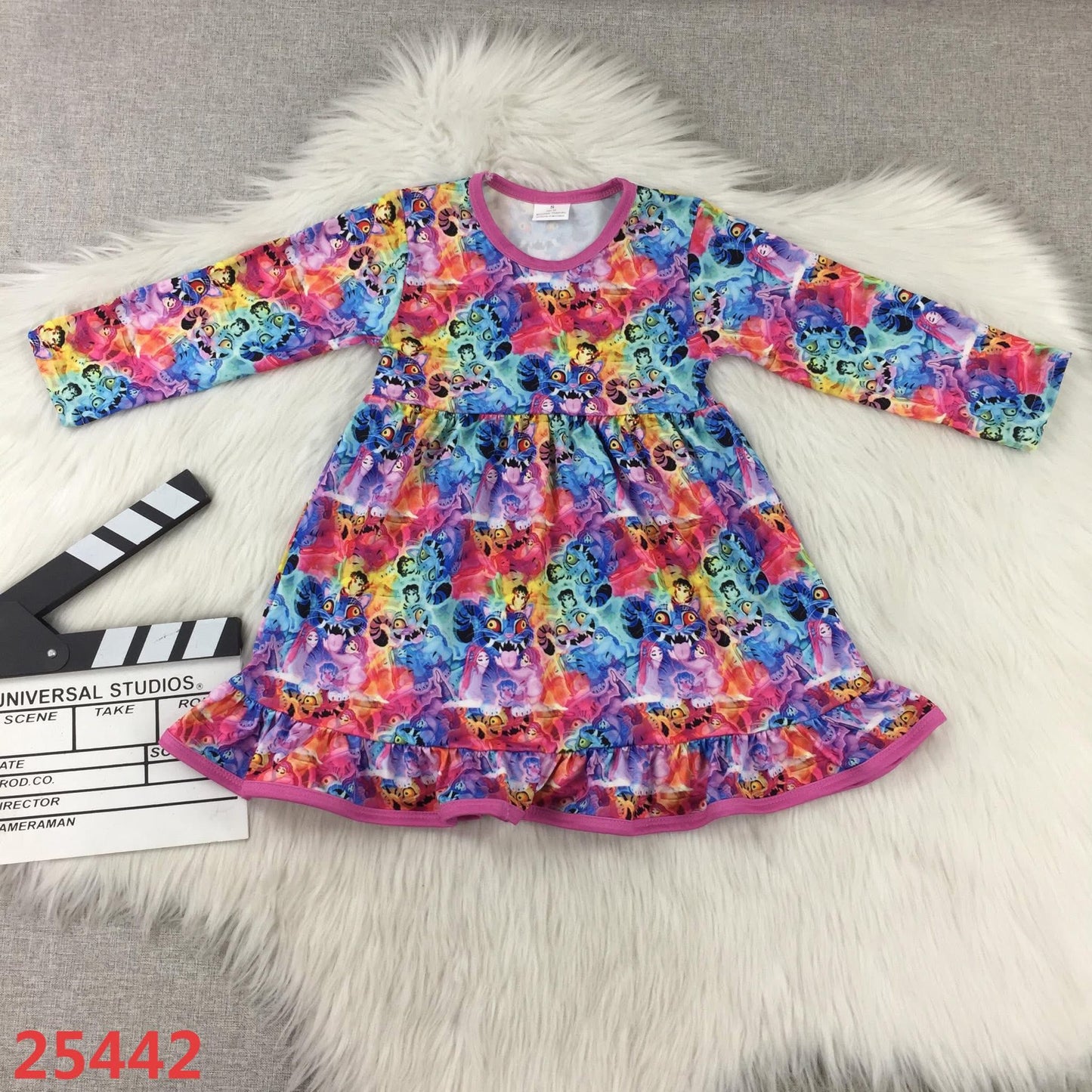 Rainbow Tye-Dye Hunter Dress