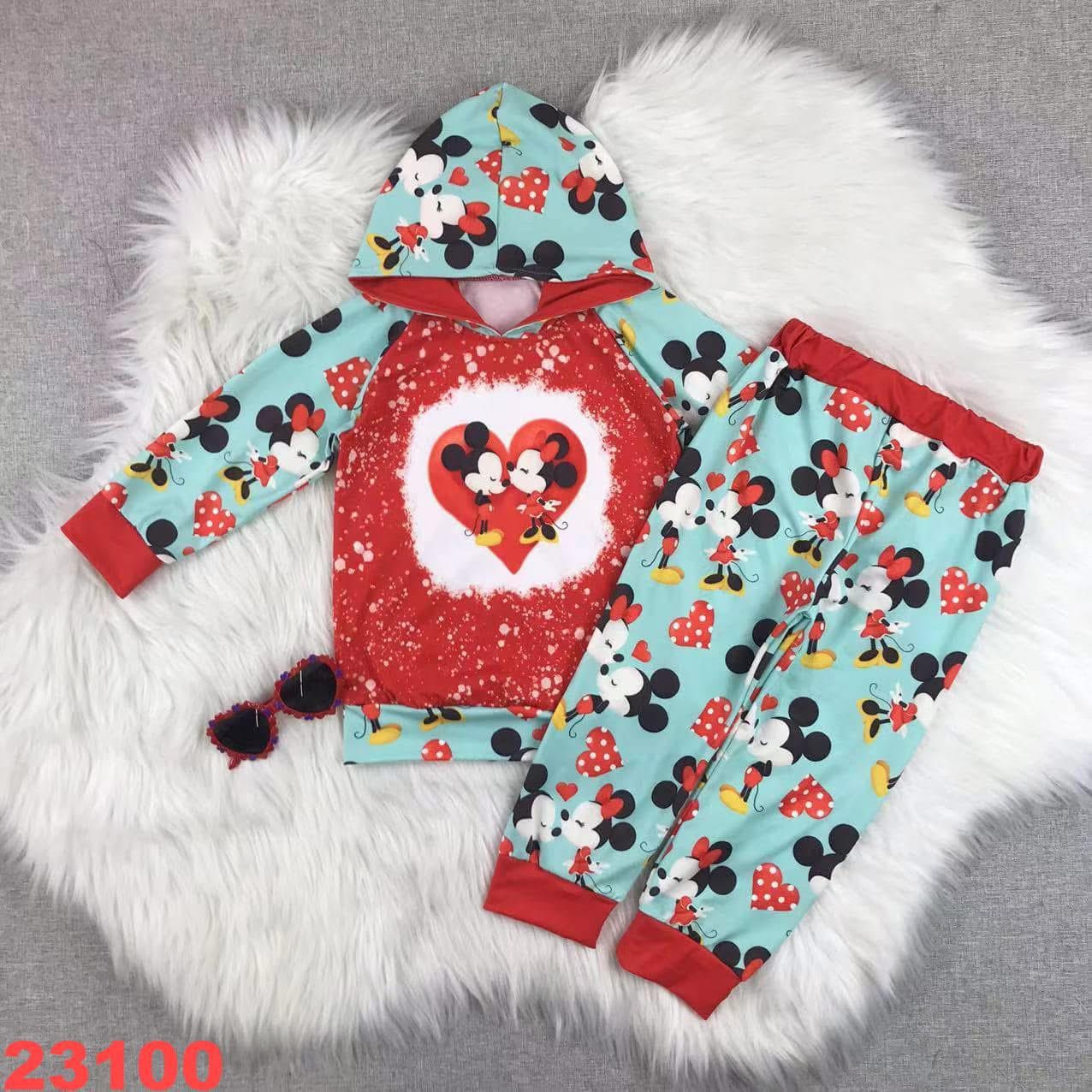 Magic Mouse Love Hooded Jogger Set
