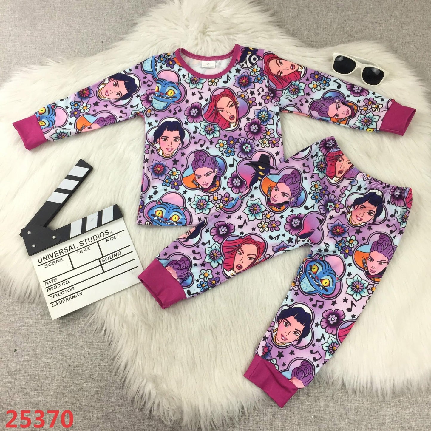 Pink Hunter's Pajamas Set
