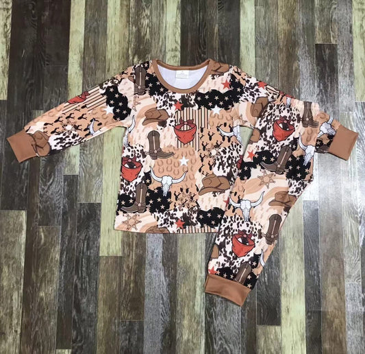 Cowboy Element Pajama Set