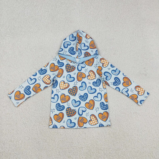 Checkered Conversation Hearts Hooded Sweatshirt