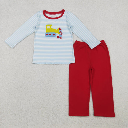 Valentine's Dump Truck Pants Set