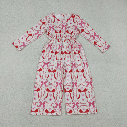 Coquette Valentine's Bows Romper