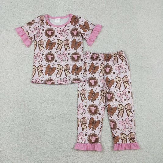 Cows and Bows Pajama Set