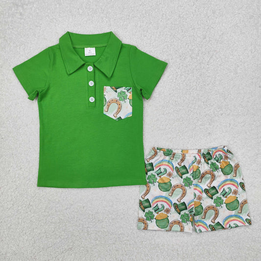 Boys St. Patrick's Day Shorts Set