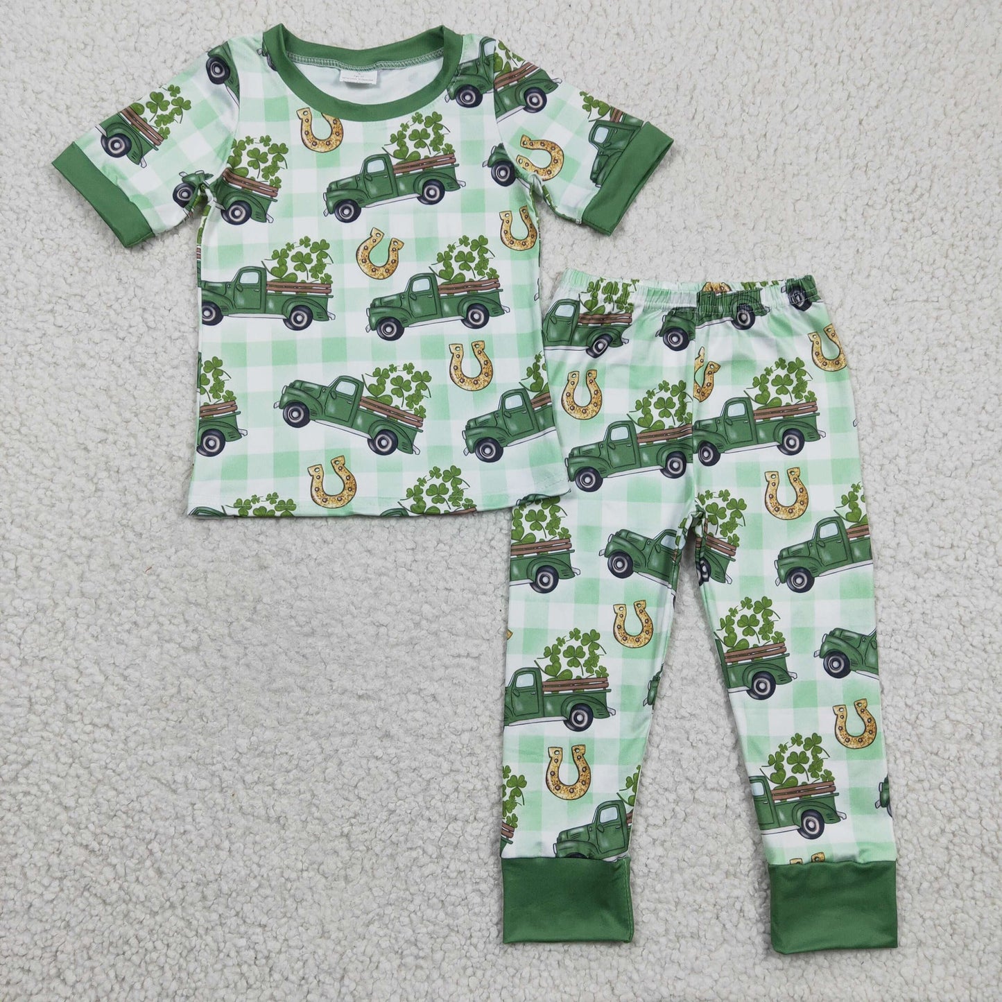St. Patrick's Day Truck Pajama Set