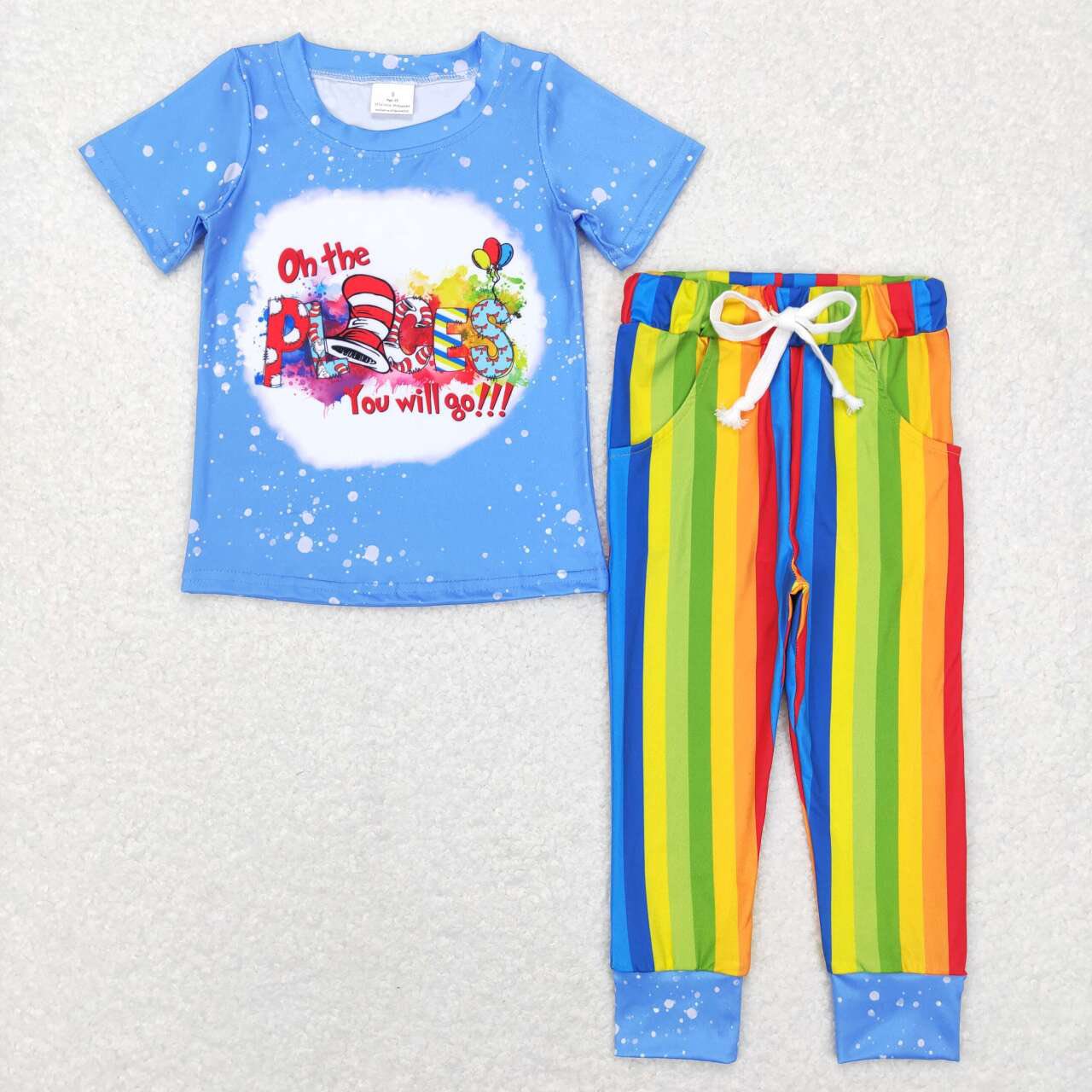 The Places You'll Go Rainbow Jogger Set