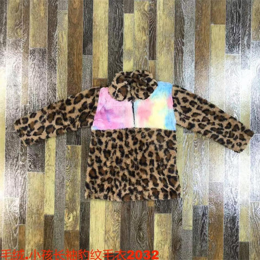 Fuzzy Cheetah Print Pullover