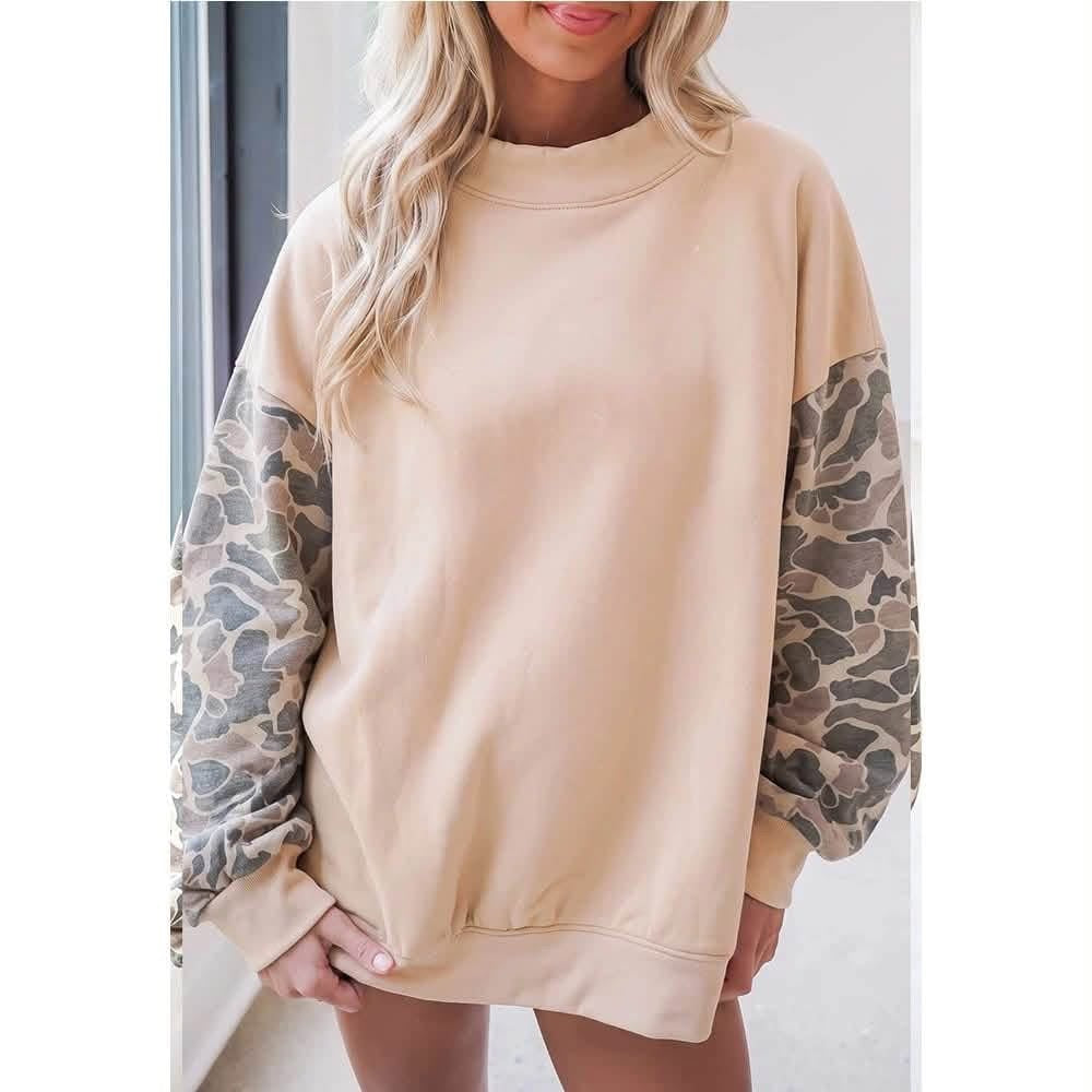 Camo Sleeve Sweaters Preorder