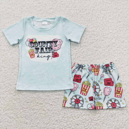 County Fair King Shorts Set