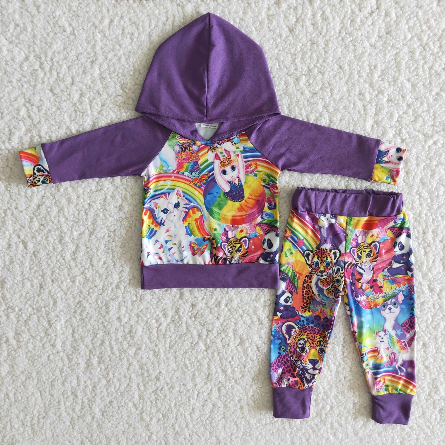 Colorful Animals Jogger Set