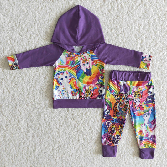 Colorful Animals Jogger Set