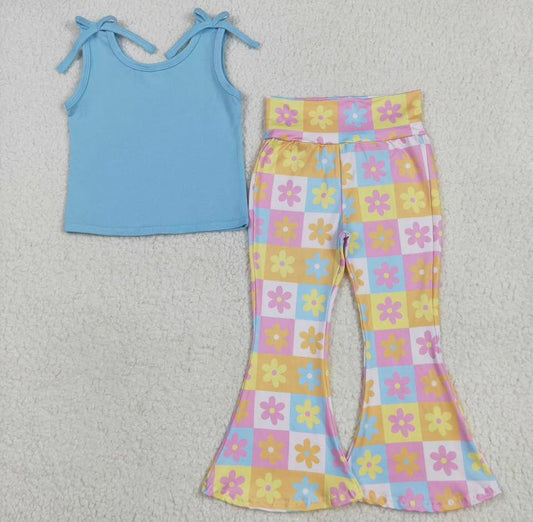 Groovy Floral Flare Pants Set