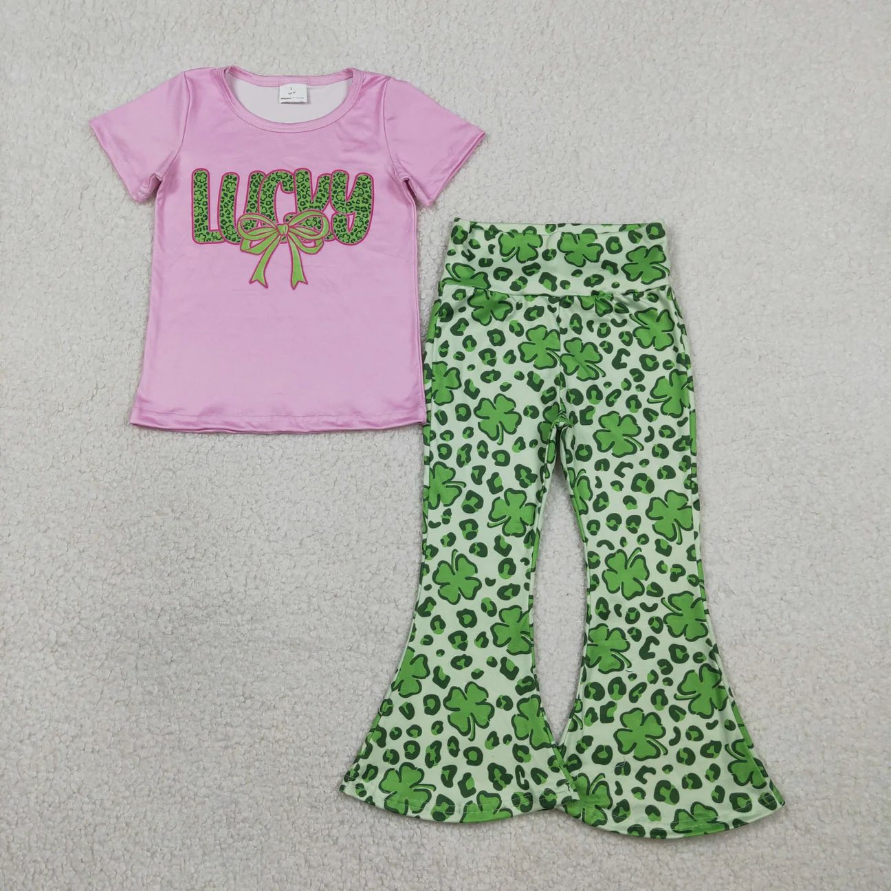 Lucky Cheetah Print Pants Set