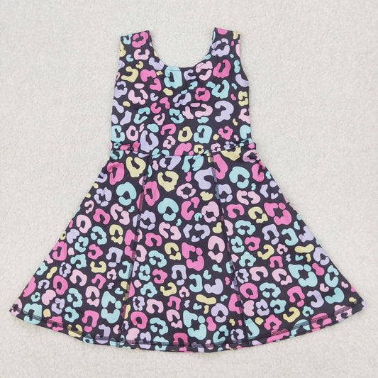 Neon Cheetah Print Yoga Dress