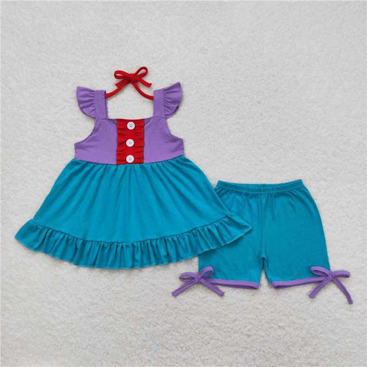 Sea Princess Shorts Set