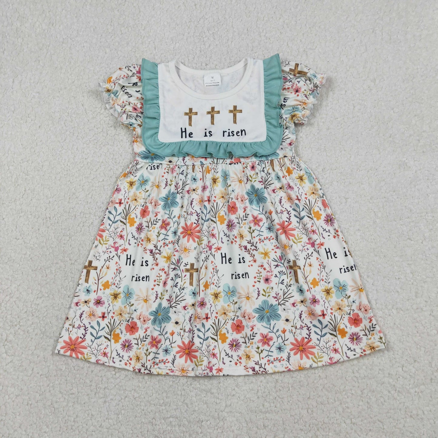 He Is Risen Floral Dress