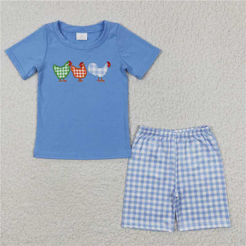Three Little Chickens Shorts Set