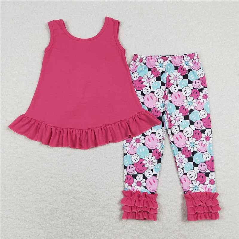 Ruffle Peplum Groovy Pants Set