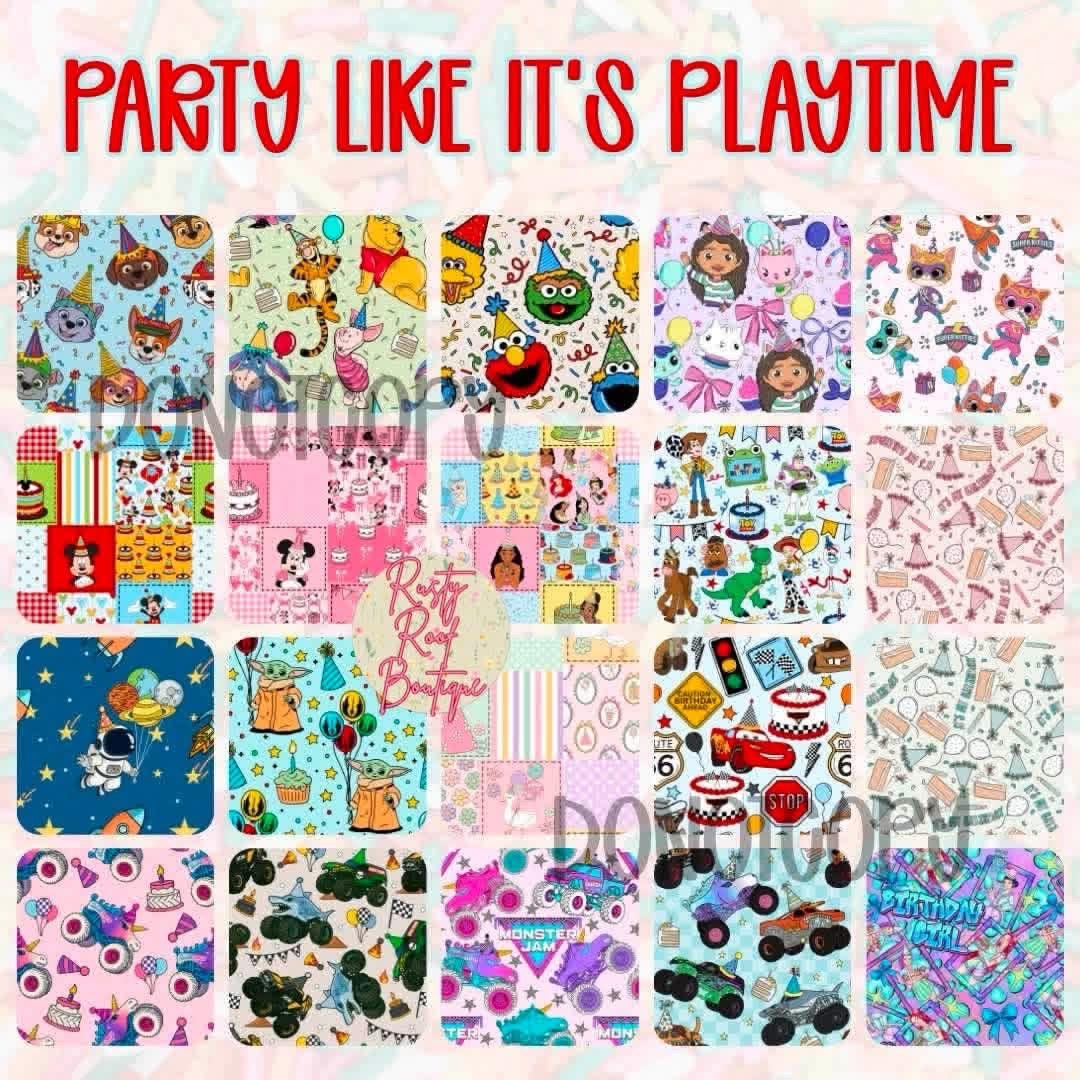 Party Like It’s Playtime Bamboo Preorder