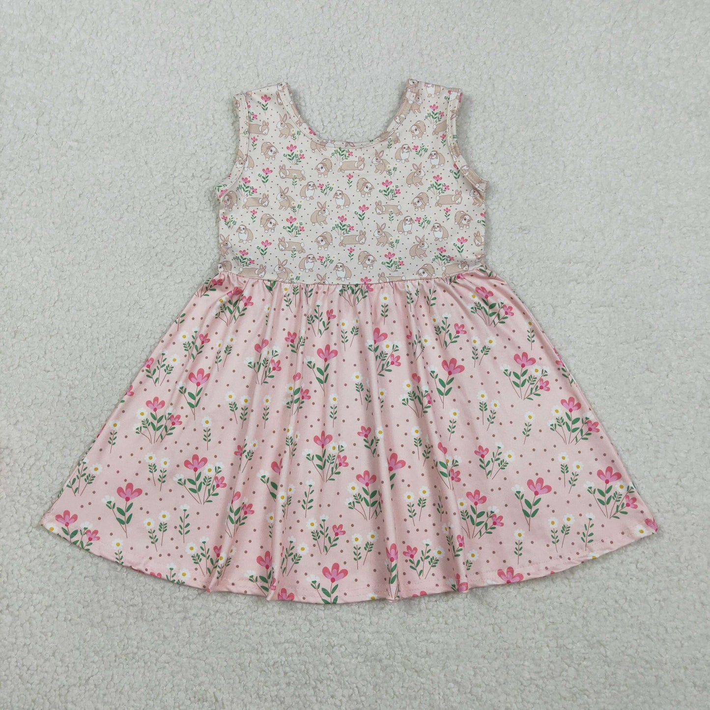 Easter Bunny Floral Dress