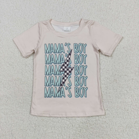 Mama's Boy Checkered Tee