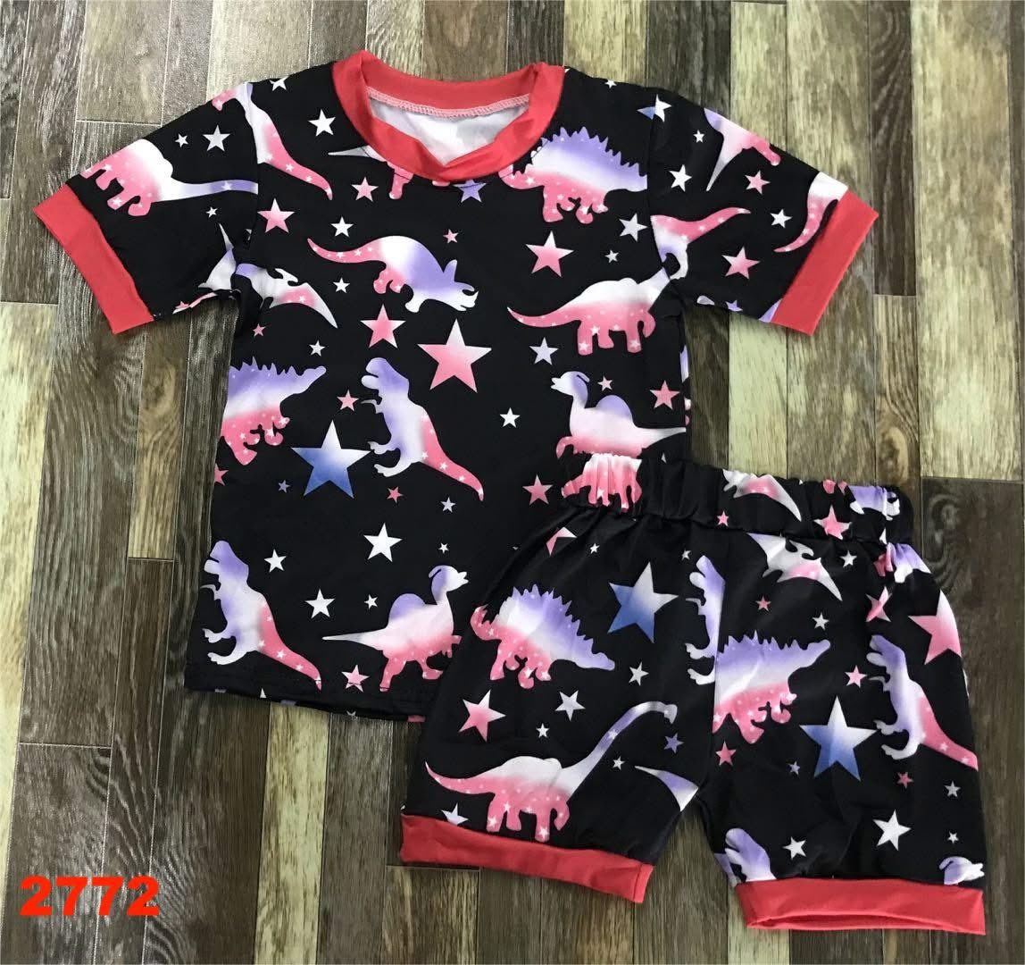 Dino Shorts Set