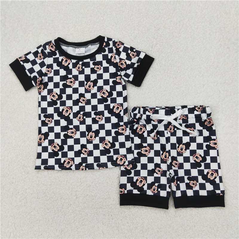 Magical Mouse Checkered Shorts Set