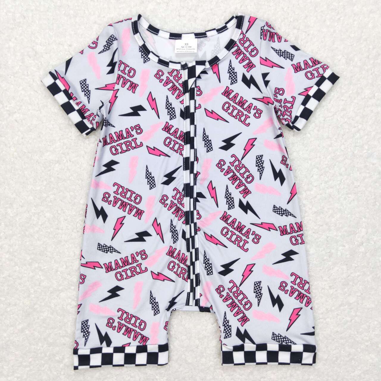 Mama's Girl Checkered Zippy
