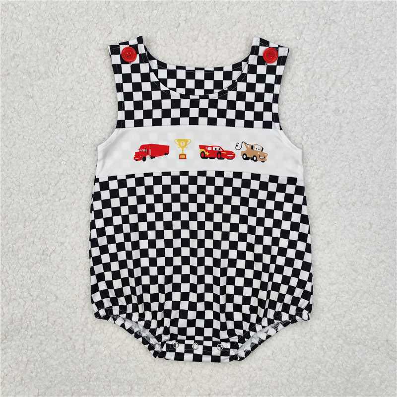 Race Car Checkered Bubble