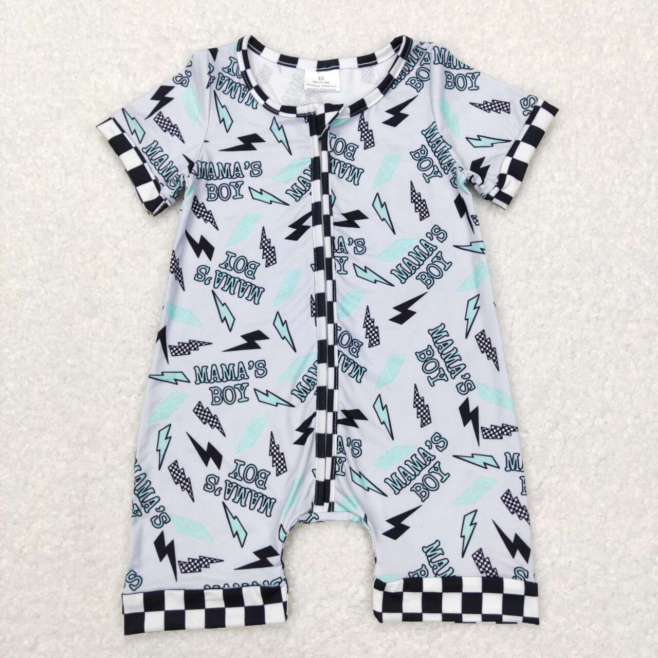 Mama's Boy Checkered Zippy