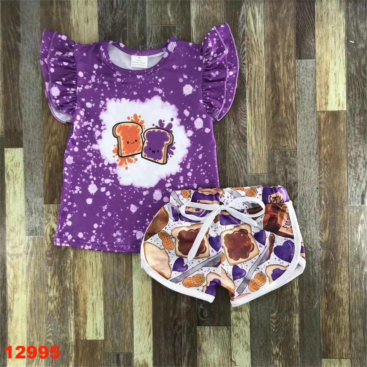 PB&J Shorts Set