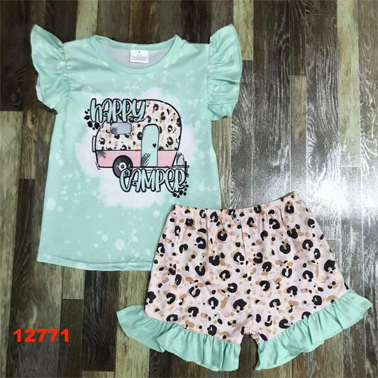 Happy Camper Shorts Set