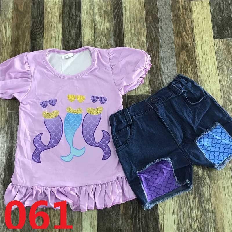 Three Little Mermaids Shorts Set