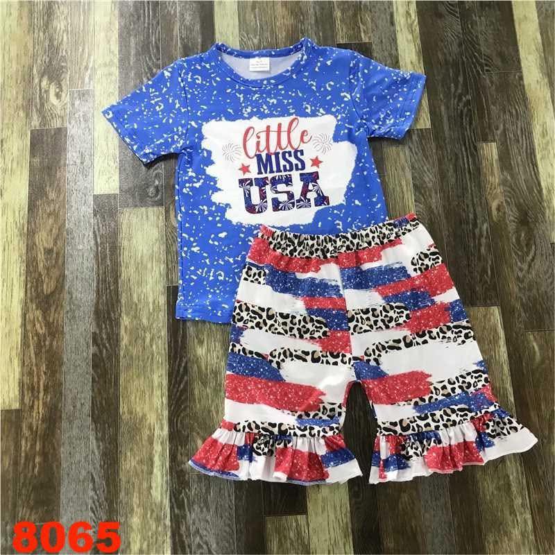 Little Miss USA Shorts Set