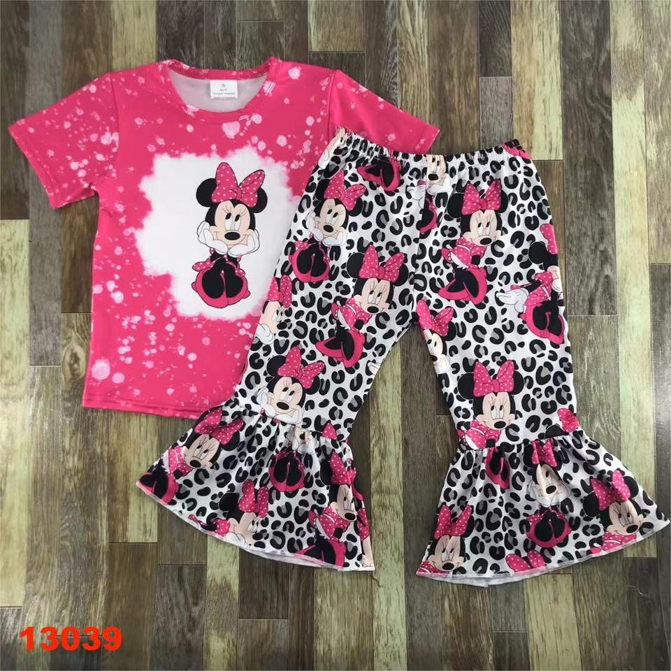 Pink Mouse Pants Set